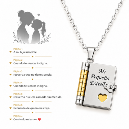 Collar Libro de Amor para Hijos