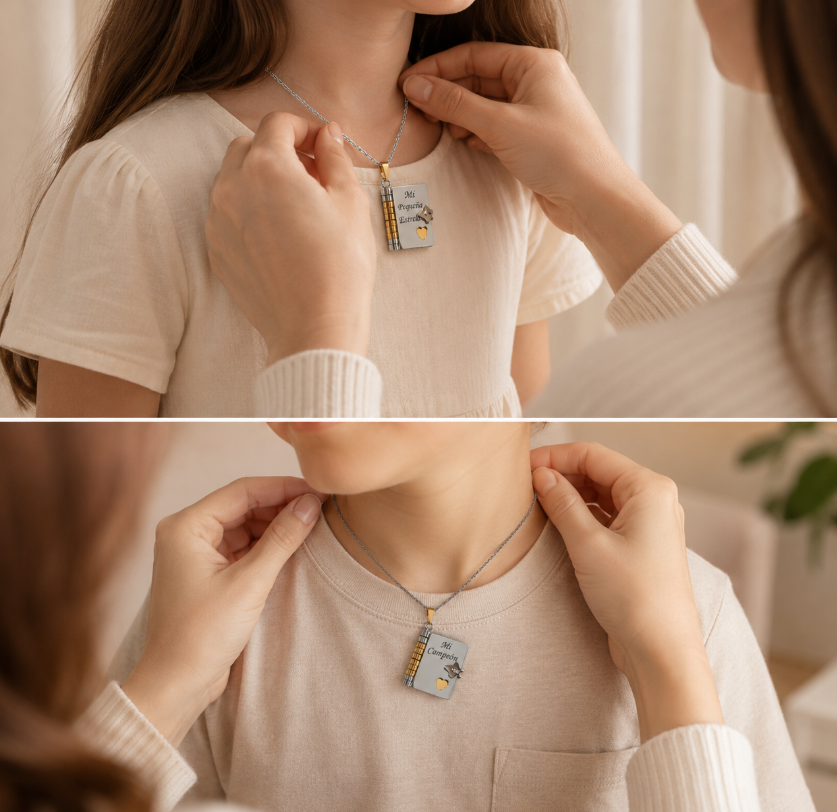 Collar Libro de Amor para Hijos